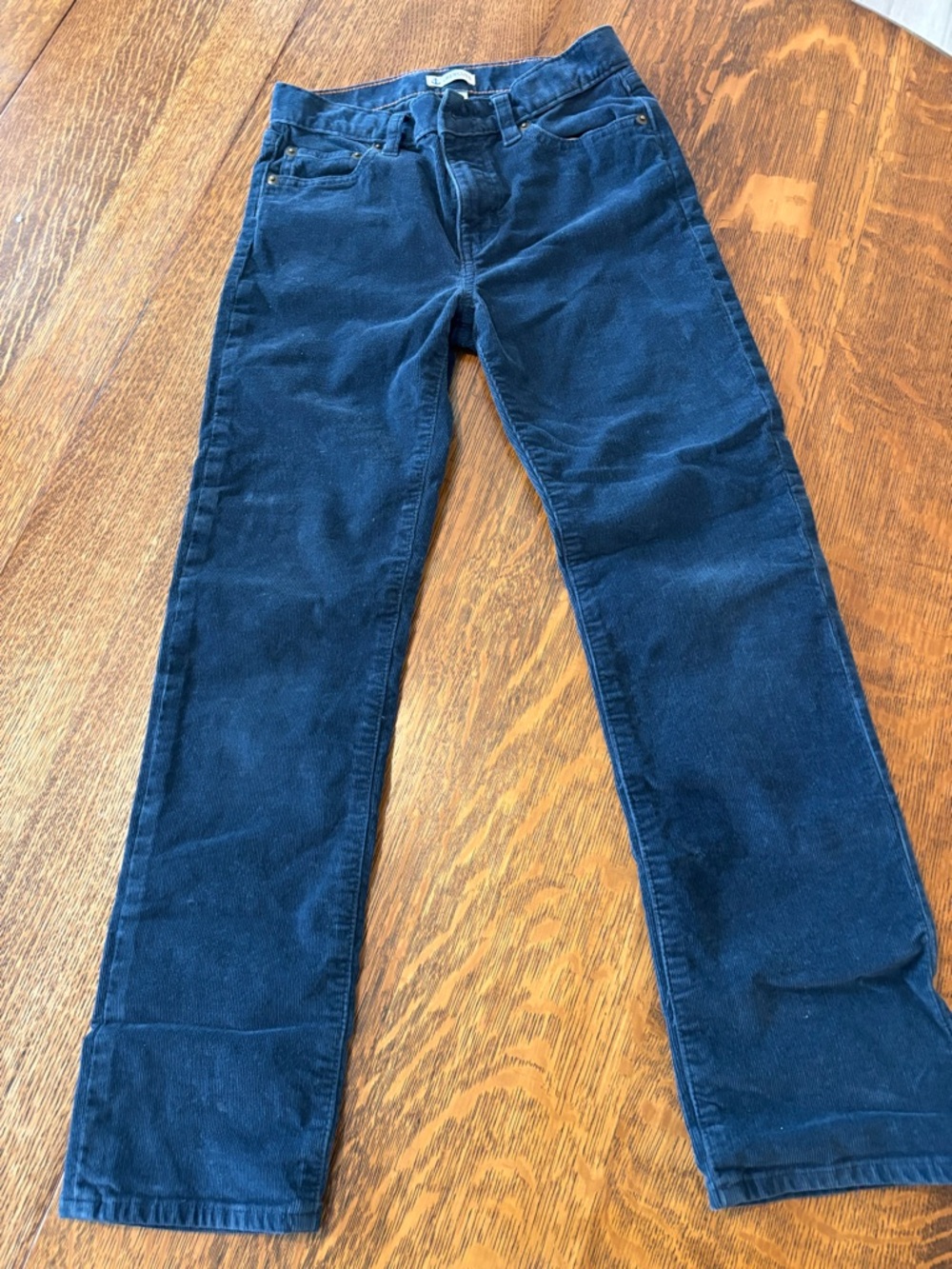 Crewcuts Boys Navy Straight Corduroy Jeans